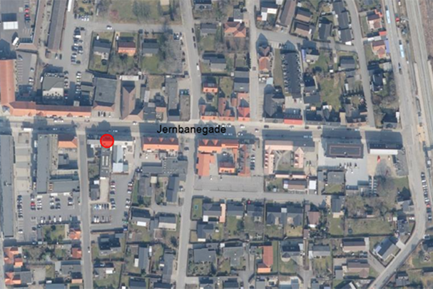 Kort med placering af Borgernes Hus
